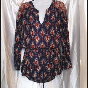 En Elly tie waist tunic w/pockets M